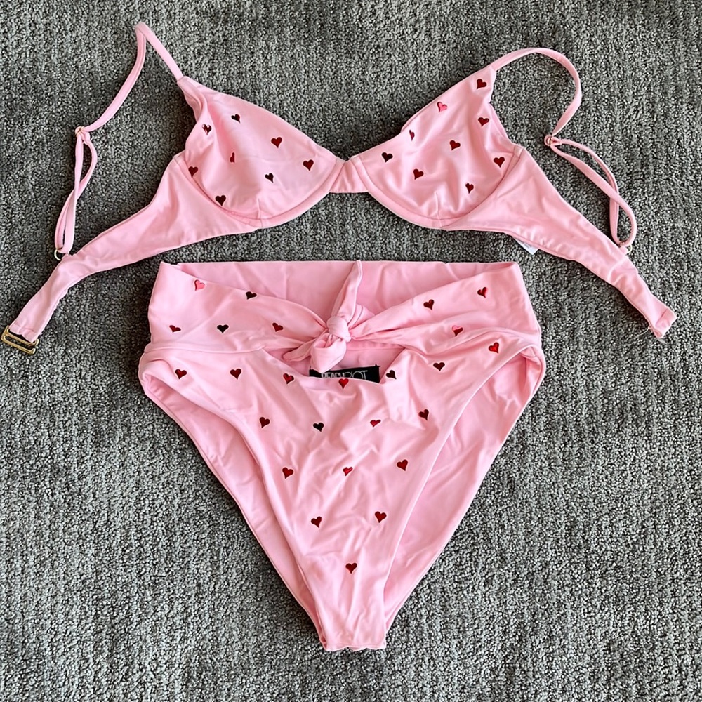Beach Riot Heart Bikini